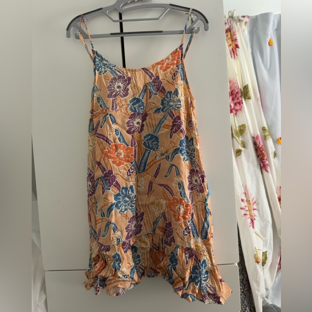 Spaghetti strap sun dress swimsuit cover up Urban Outfitters.